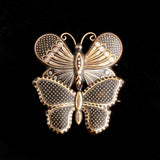 Victorian Pique Butterfly Brooches