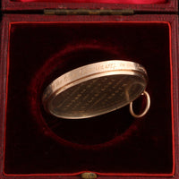 Victorian "Honorable Testimonial" Masonic Medal