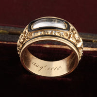 Georgian Mourning Ring for Thomas Latham