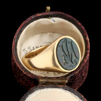 Edwardian John Milne Signet Ring