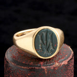 Edwardian John Milne Signet Ring